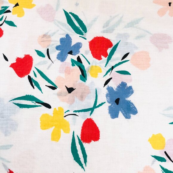 Vintage 80s Fieldcrest Spring Floral Bouquet Pillowcase Set of 2 - Retro Bedding - Picture 3 of 10